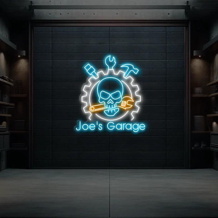 Custom Garage Neon Sign Man Cave Gift by Neonchics