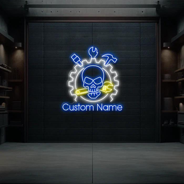 Custom Garage Neon Sign Man Cave Gift by Neonchics