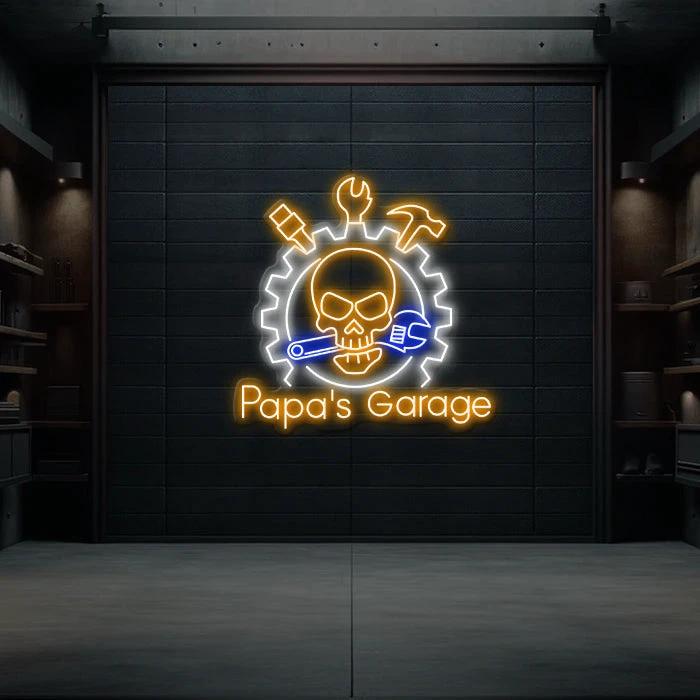 Custom Garage Neon Sign Man Cave Gift by Neonchics
