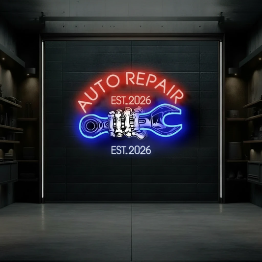 Custom Garage Neon Sign for Men Garage Led Neon Sign by Neonchics