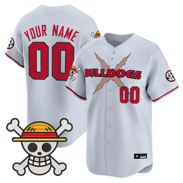 Custom Georgia Bulldogs Baseball Jersey One Piece Vapor Premier Limited by My Store