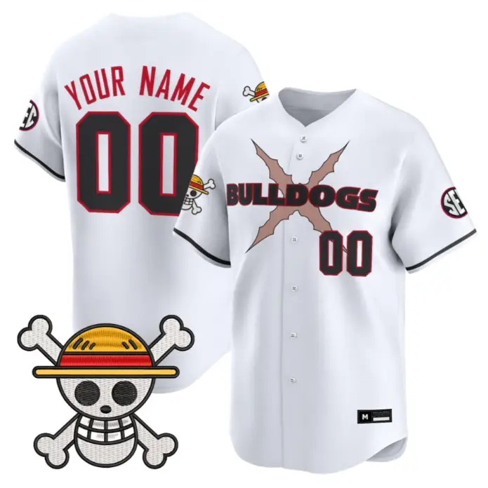 Custom Georgia Bulldogs Baseball Jersey One Piece Vapor Premier Limited by My Store