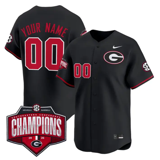 Custom Georgia Bulldogs Jersey Southeastern Confernce Champions 2026 by My Store