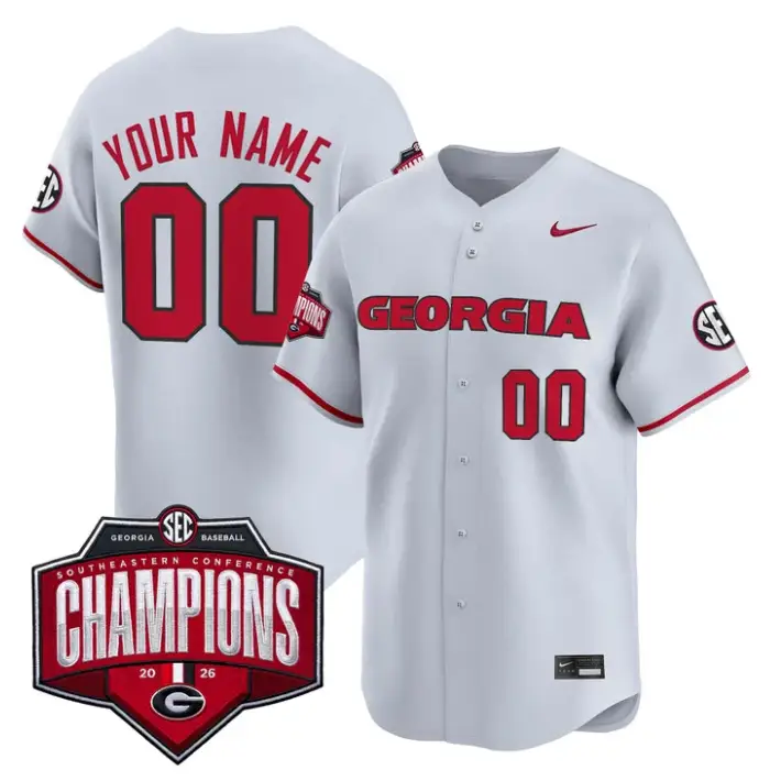 Custom Georgia Bulldogs Jersey Southeastern Confernce Champions 2026 by My Store