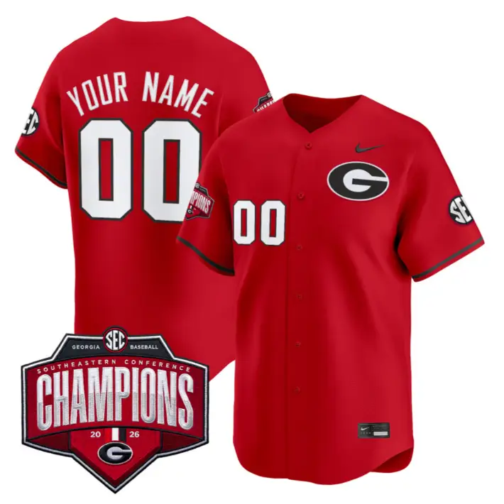 Custom Georgia Bulldogs Jersey Southeastern Confernce Champions 2026 by My Store