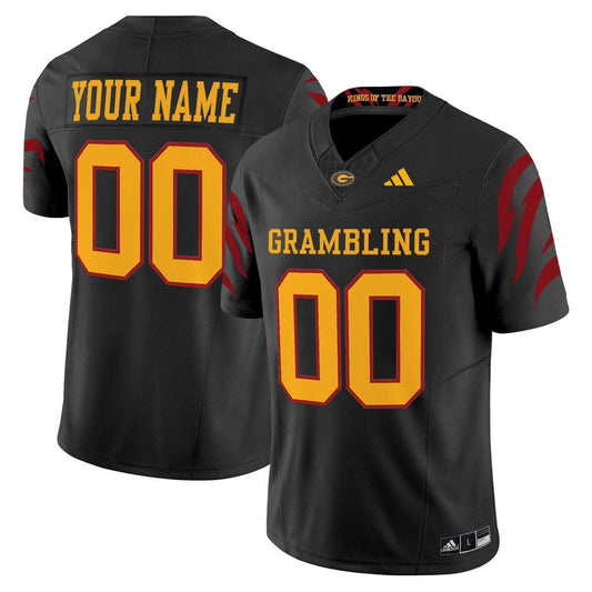 Custom Grambling Tigers Jersey Name, Number 2025 Limited Stitched by My Store NCAA Football Jerseys