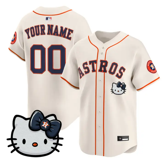 Custom Houston Astros Jersey Name, Number Hello Kitty Premier Stitched by My Store