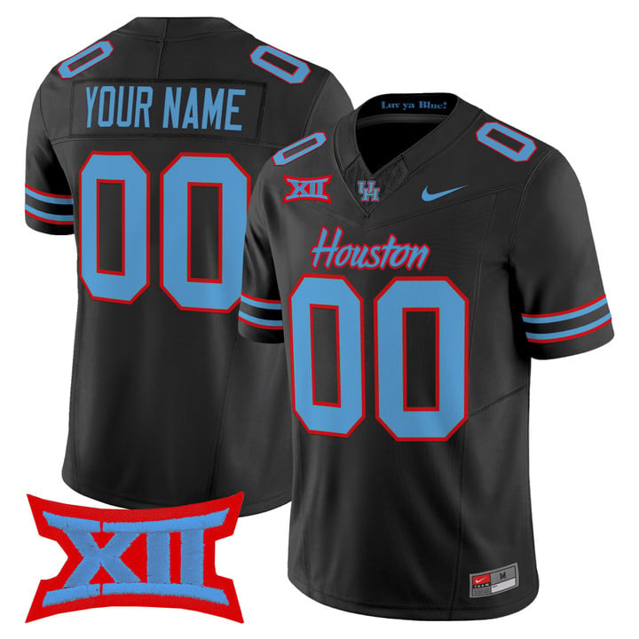 Custom Houston Cougars Jersey 2025 Oilers Inspired Limited Stitched by My Store NCAA Football Jerseys
