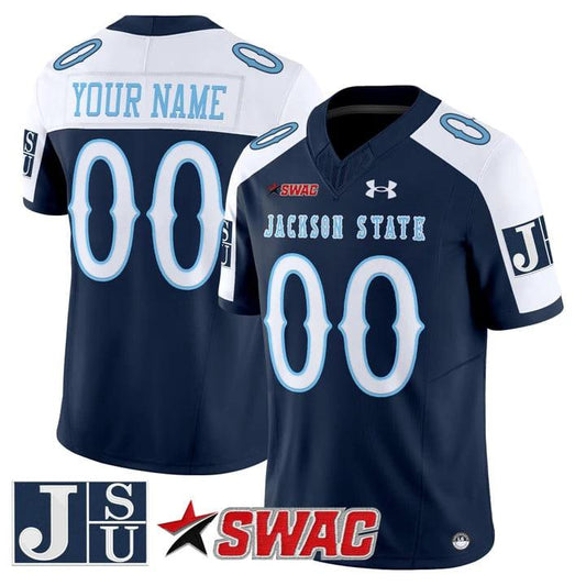 Custom Jackson State Tigers Jersey 2025 Vapor V2 Limited Stitched by My Store NCAA Football Jerseys