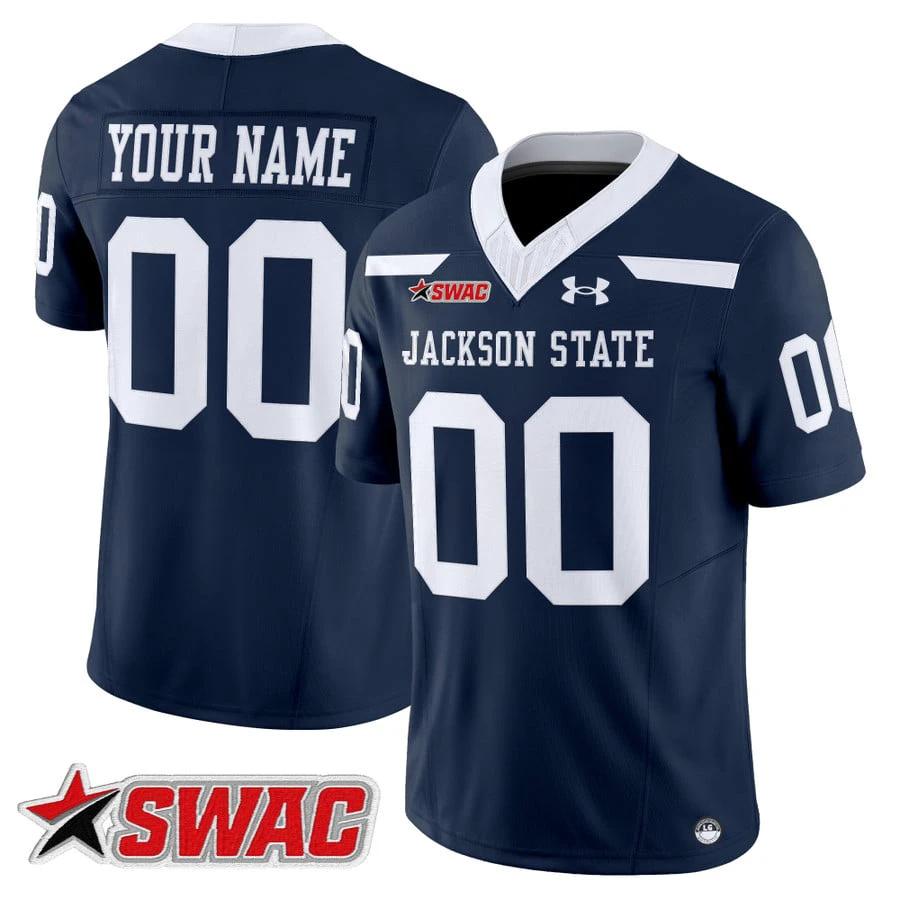 Custom Jackson State Tigers Jersey Name, Number 2025 Vapor Stitched by My Store NCAA Football Jerseys