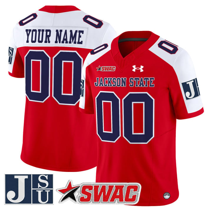 Custom Jackson State Tigers Jersey Name, Number 2025 Vapor Stitched by My Store NCAA Football Jerseys