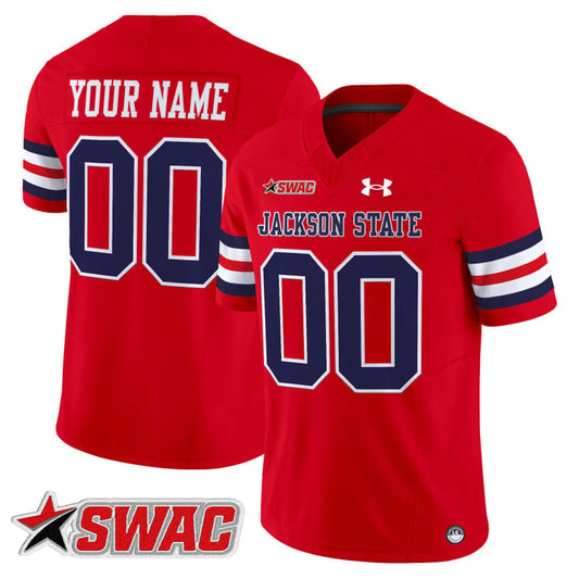 Custom Jackson State Tigers Jersey Name, Number 2025 Vapor Stitched by My Store NCAA Football Jerseys