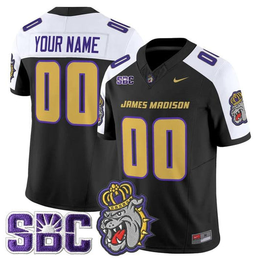 Custom James Madison Dukes Jersey Name, Number 2025 Vapor Limited Stitched by My Store NCAA Football Jerseys
