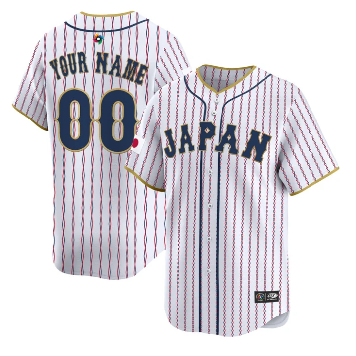 Custom Japan Jersey World Baseball Classic Premier 2026 Roster Stitched by My Store