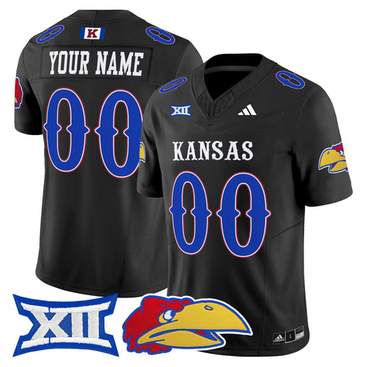 Custom Kansas Jayhawks Jersey Name, Number 2025 Limited Stitched by My Store NCAA Football Jerseys