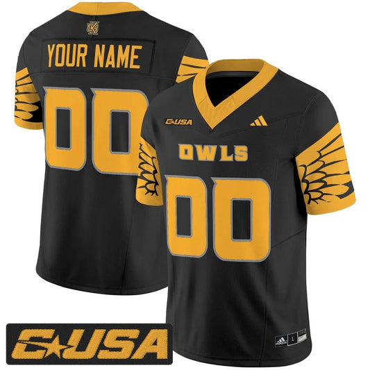 Custom Kennesaw State Owls Jersey 2025 Vapor Limited Stitched by My Store NCAA Football Jerseys