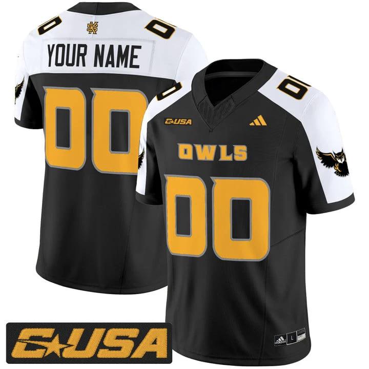 Custom Kennesaw State Owls Jersey 2025 Vapor Limited Stitched by My Store NCAA Football Jerseys