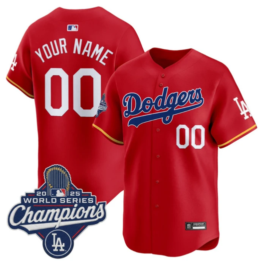 Custom Los Angeles Dodgers Jersey 2025 World Series Champions Stitched by My Store