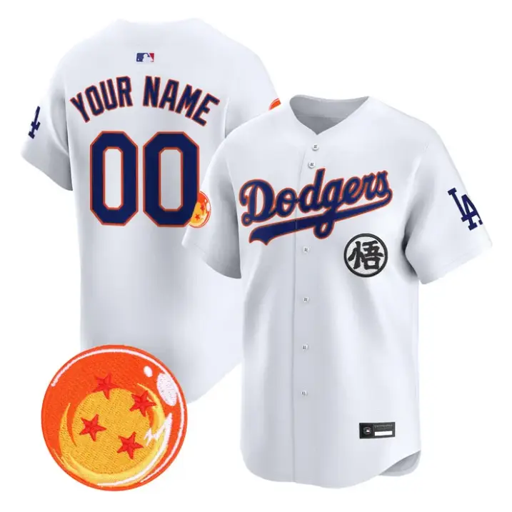 Custom Los Angeles Dodgers Jersey Dragon Ball Vapor Premier Stitched by My Store