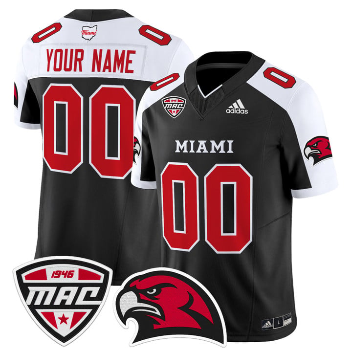 Custom Miami OH RedHawks Jersey Name, Number 2025 Vapor Limited Stitched by My Store NCAA Football Jerseys