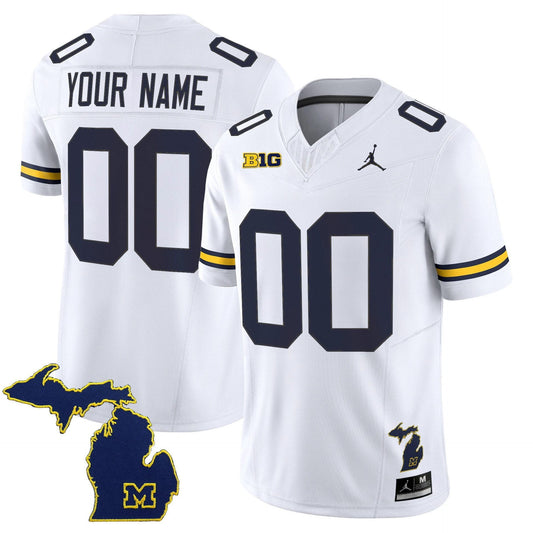 Custom Michigan Wolverines Jersey 2025 Vapor Limited V2 Stitched by My Store NCAA Football Jerseys