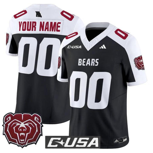 Custom Missouri State Bears Jersey 2025 Vapor Limited Stitched by My Store NCAA Football Jerseys