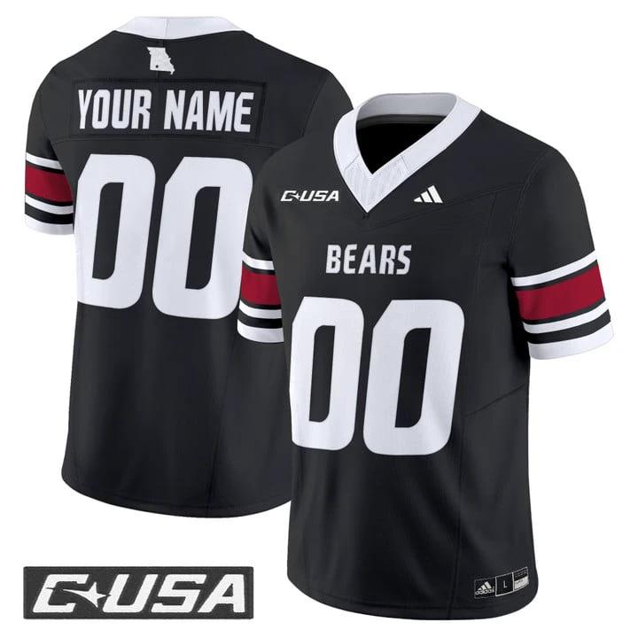 Custom Missouri State Bears Jersey 2025 Vapor Limited Stitched by My Store NCAA Football Jerseys