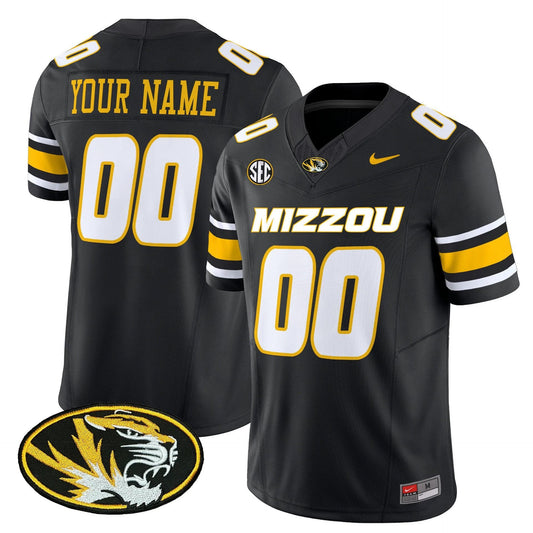 Custom Missouri Tigers Jersey Name, Number 2025 Vapor Limited Stitched by My Store NCAA Football Jerseys