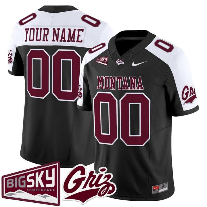 Custom Montana Grizzlies Jersey Name, Number 2025 Vapor Stitched by My Store NCAA Football Jerseys