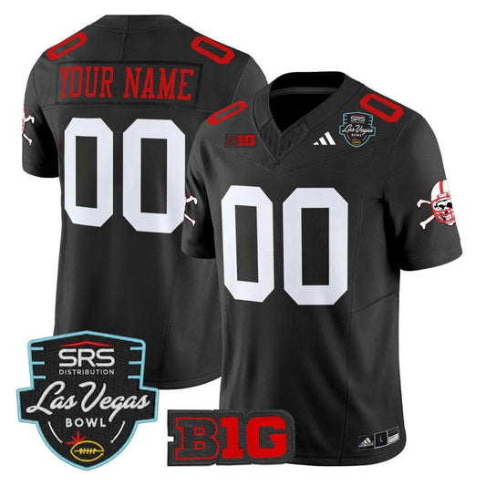 Custom Nebraska Cornhuskers Jersey 2025 Las Vegas Bowl Limited Stitched by My Store NCAA Football Jerseys
