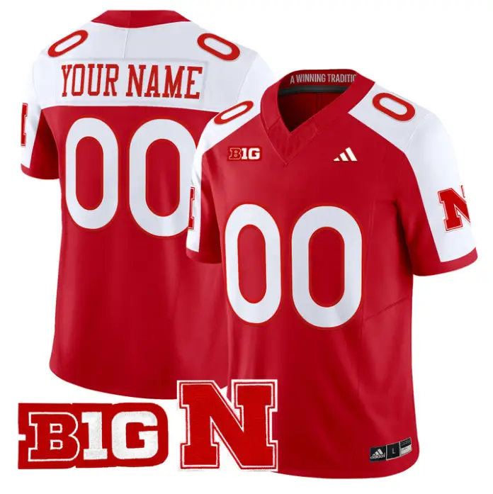 Custom Nebraska Cornhuskers Jersey 2026 Vapor Limited Stitched by My Store NCAA Football Jerseys