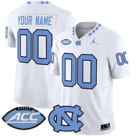 Custom North Carolina Tar Heels Jersey 2025 Vapor Limited Stitched by My Store NCAA Football Jerseys