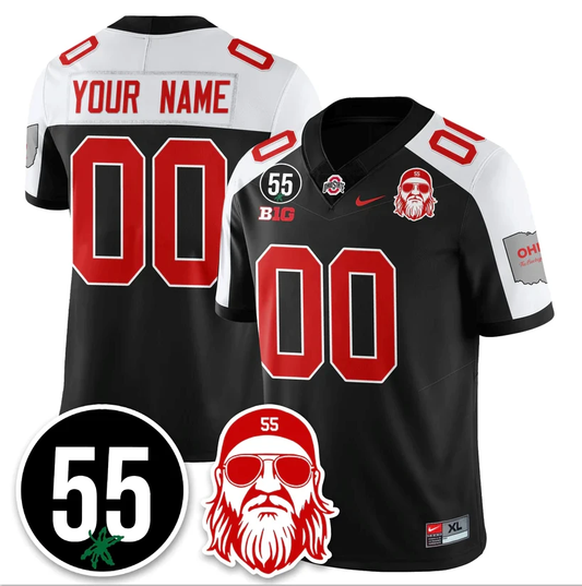 Custom Ohio State Buckeyes Jersey Nick Mangold Patch Limited Stitched by My Store NCAA Football Jerseys