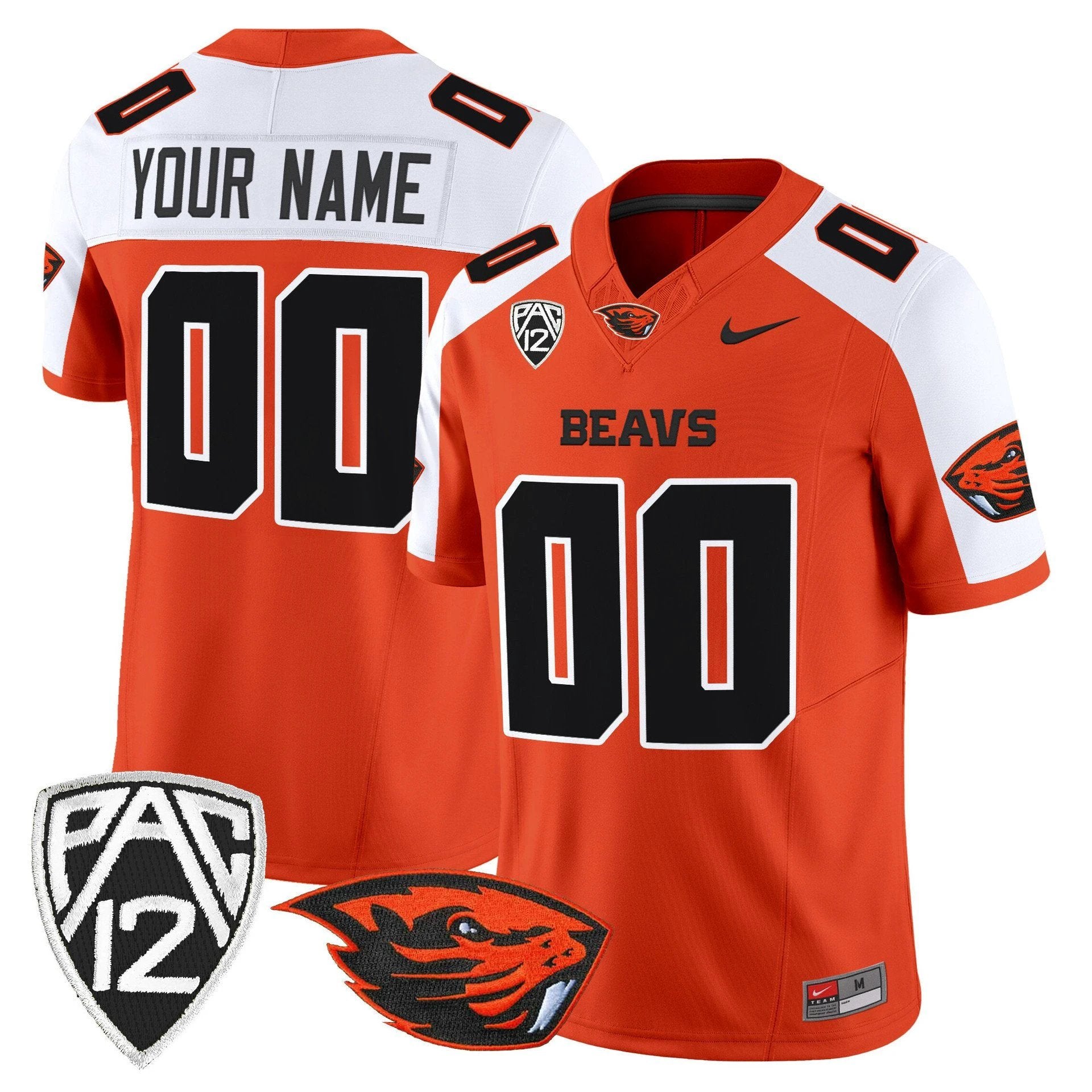 Custom Oregon State Beavers Jersey 2025 Vapor Limited Stitched by My Store NCAA Football Jerseys