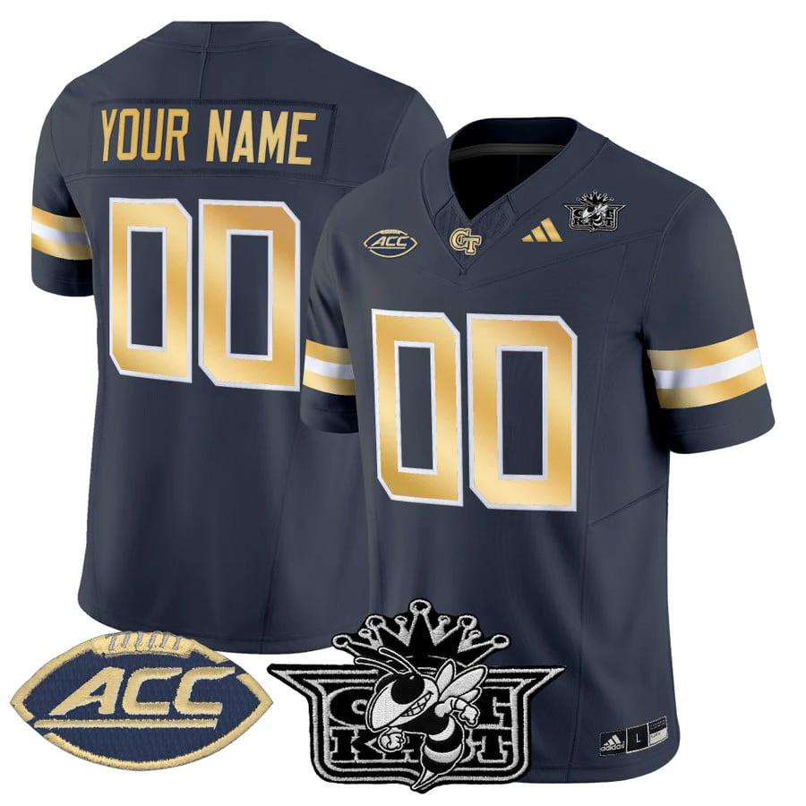 Custom Outkast Georgia Tech Yellow Jackets Jersey 2025 Vapor Stitched by My Store NCAA Football Jerseys