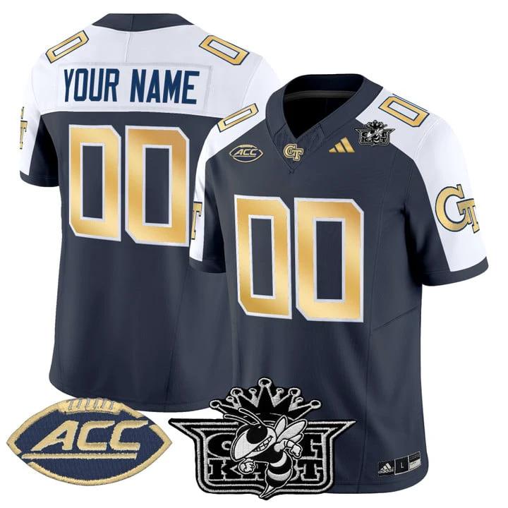Custom Outkast Georgia Tech Yellow Jackets Jersey 2025 Vapor Stitched by My Store NCAA Football Jerseys