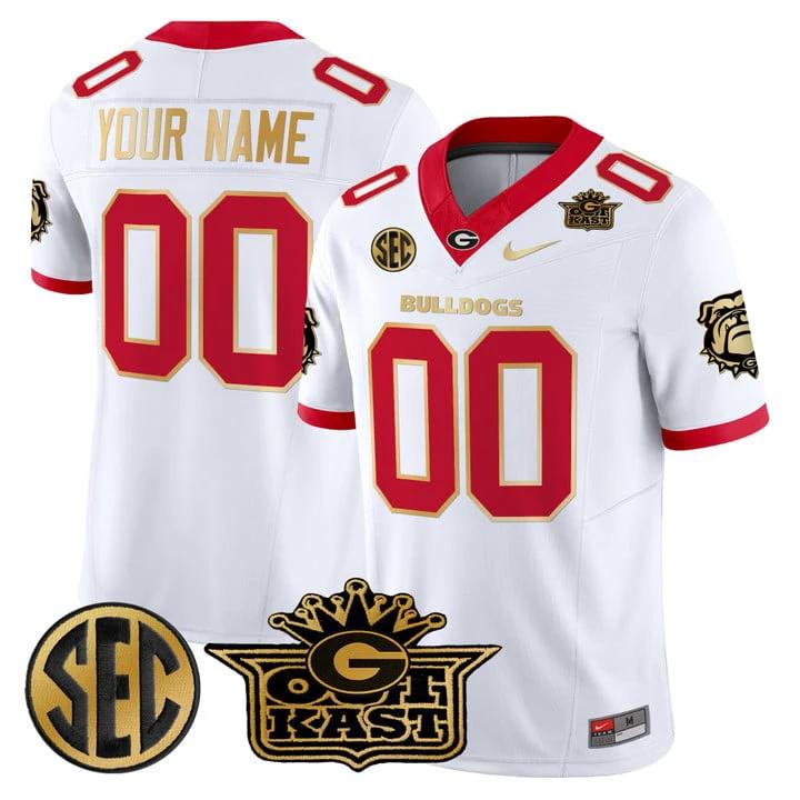 Custom Outkast x Georgia Bulldogs Jersey Vapor Limited Stitched by My Store NCAA Football Jerseys