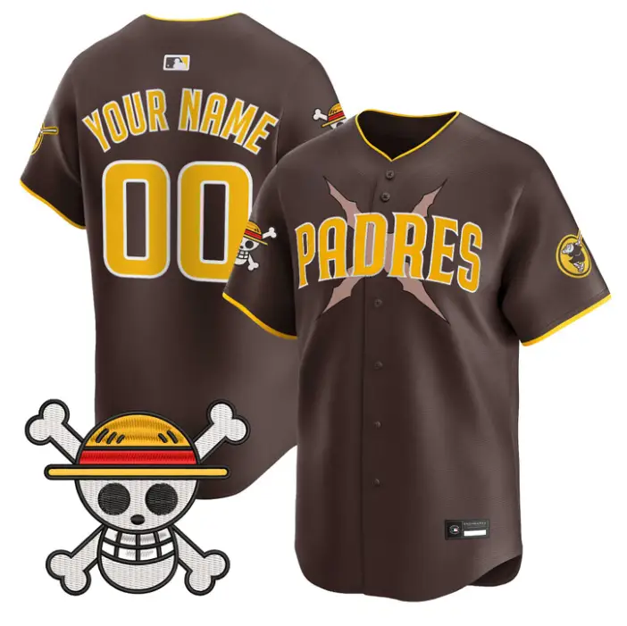 Custom Padres Jersey Name, Number One Piece Premier Stitched by My Store