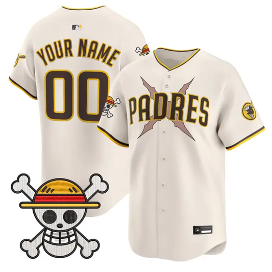 Custom Padres Jersey Name, Number One Piece Premier Stitched by My Store