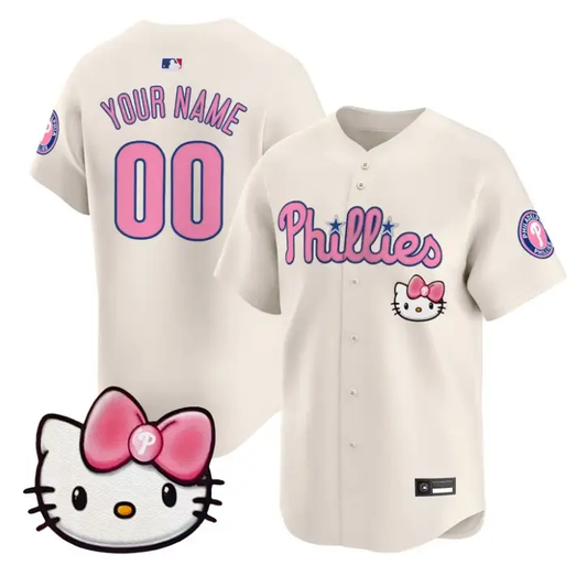Custom Philadelphia Phillies Jersey Name, Number Hello Kitty Stitched by My Store