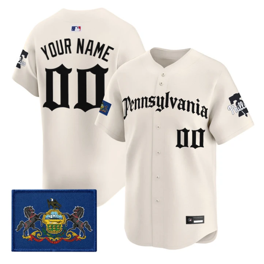 Custom Phillies Jersey Name, Number Pennsylvania Gothic Edition Stitched by My Store