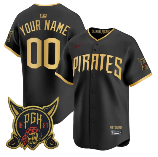 Custom Pittsburgh Pirates Jersey 2026 City Connect Premier Limited Stitched by My Store