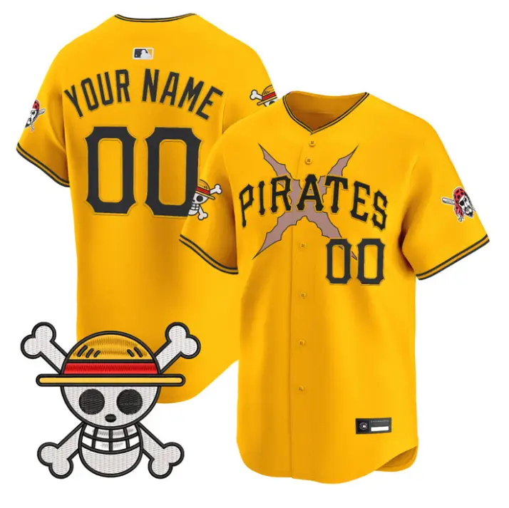 Custom Pittsburgh Pirates Jersey Name, Number One Piece Premier Stitched by My Store