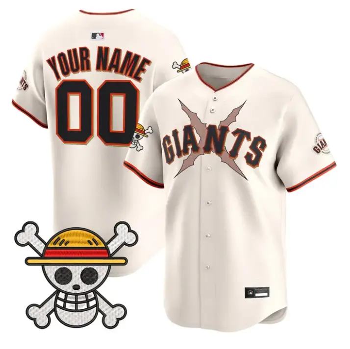 Custom San Francisco Giants Jersey Name, Number One Piece Stitched by My Store