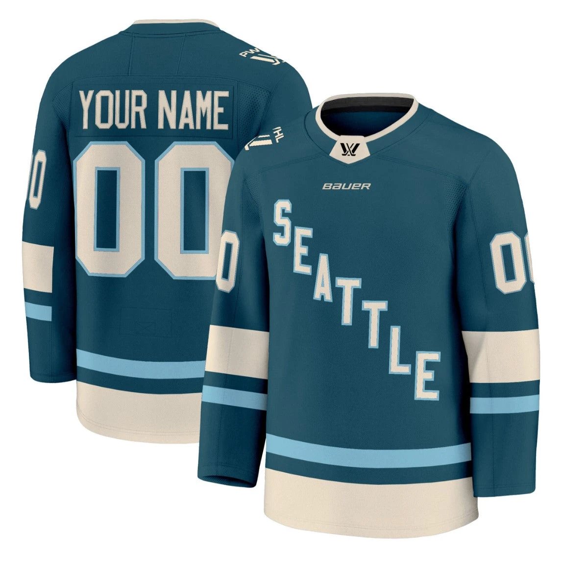 Custom Seattle Torrent Jersey Name, Number 2025 Premium All Stitched by Hockey David
