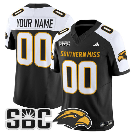 Custom Southern Miss Golden Eagles Jersey 2025 Vapor Limited Stitched by My Store NCAA Football Jerseys
