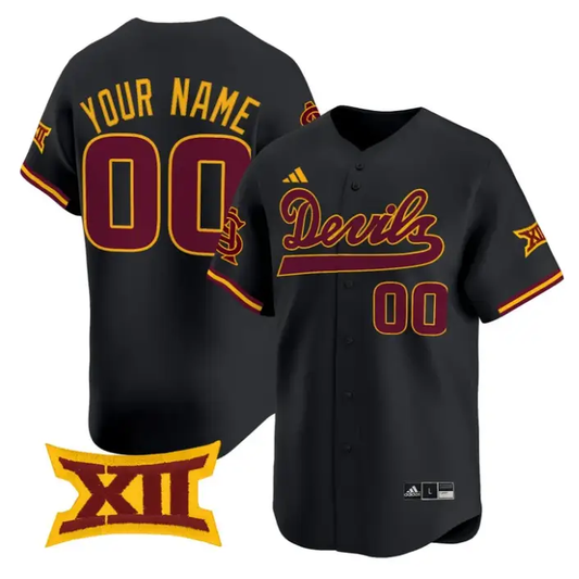 Custom Sun Devils Jersey 2026 Softball Vapor Premier Limited Stitched by My Store