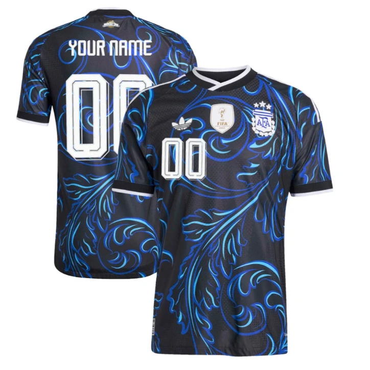 Custom Team Argentina Jersey Name, Number 2026 National Team Soccer by Soccer Jersey