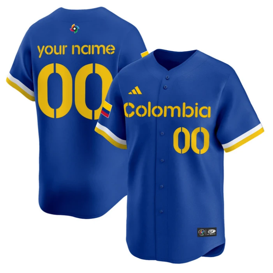 Custom Team Colombia Jersey 2026 World Baseball Classic Vapor Stitched by My Store