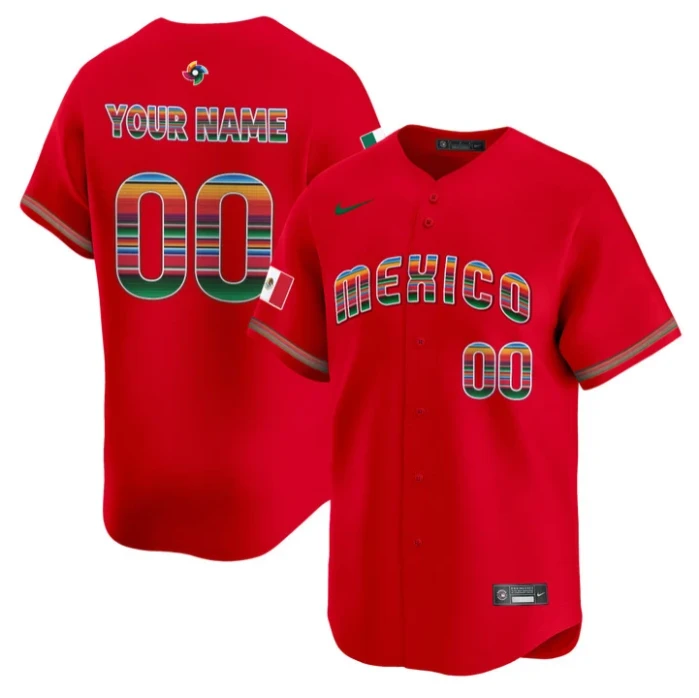 Custom Team Mexico Jersey 2026 World Baseball Serape Edition Stitched by My Store